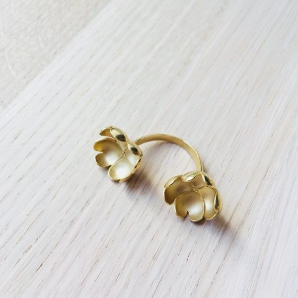 hony bague deux fleurs V2